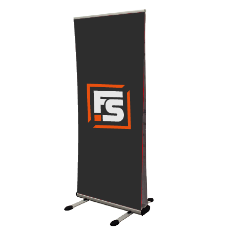 Roll-Up Outdoor | B 85 cm x H 200 cm | beidseitig bedruckt