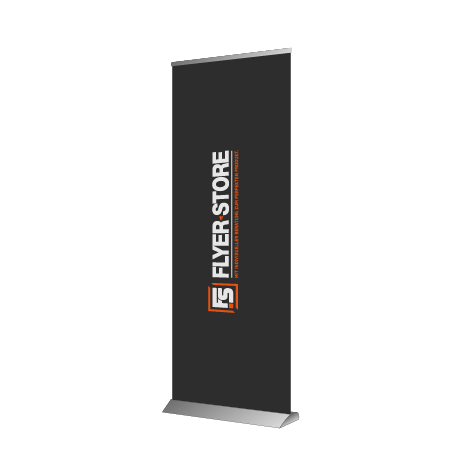 Roll-Up Deluxe | B 85 cm x H 153 - 200 cm | einseitig bedruckt